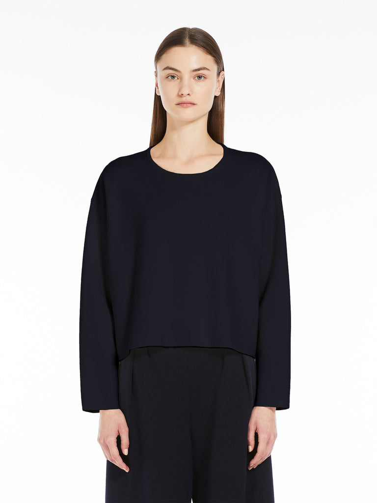 Boxy wool jumper