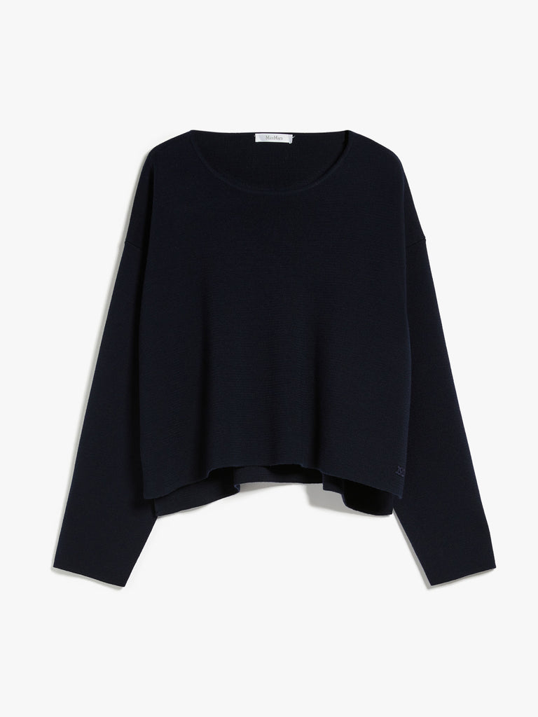 Boxy wool jumper