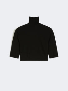max mara stretch viscose cropped turtleneck for women