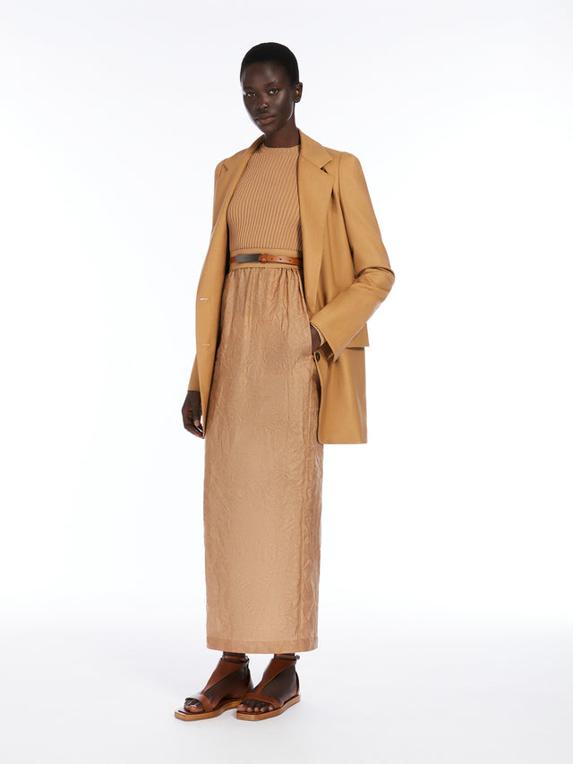 Viscose Crêpe Cropped Jumper for Women - Siena - Max Mara UAE