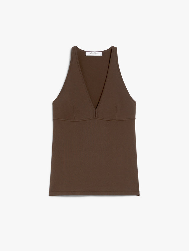 Viscose Top for Women - Brown - Max Mara UAE