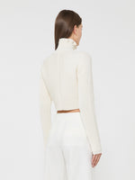 max mara cotton cordonnet cropped jumper for women
