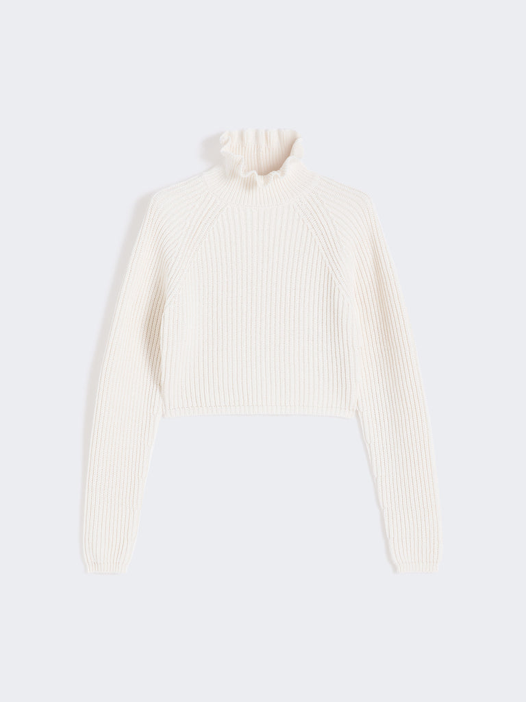 max mara cotton cordonnet cropped jumper