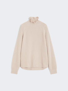 Cotton Cordonnet Oversized Jumper for Women - Sand - Max Mara UAE