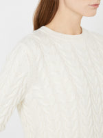 Slim-Fit Cashmere Pullover for Women - White - Max Mara UAE