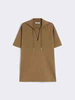 Viscose Crêpe Yarn Blouse for Women - Hazelnut Brown - Max Mara UAE