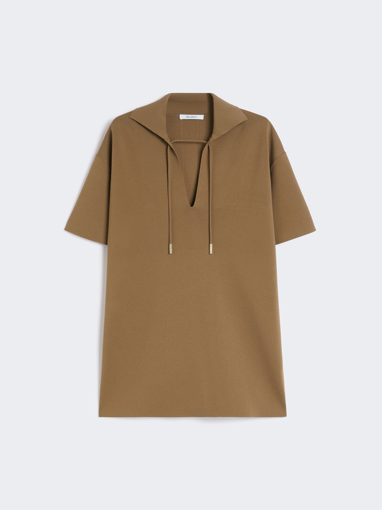 max mara viscose crêpe yarn blouse