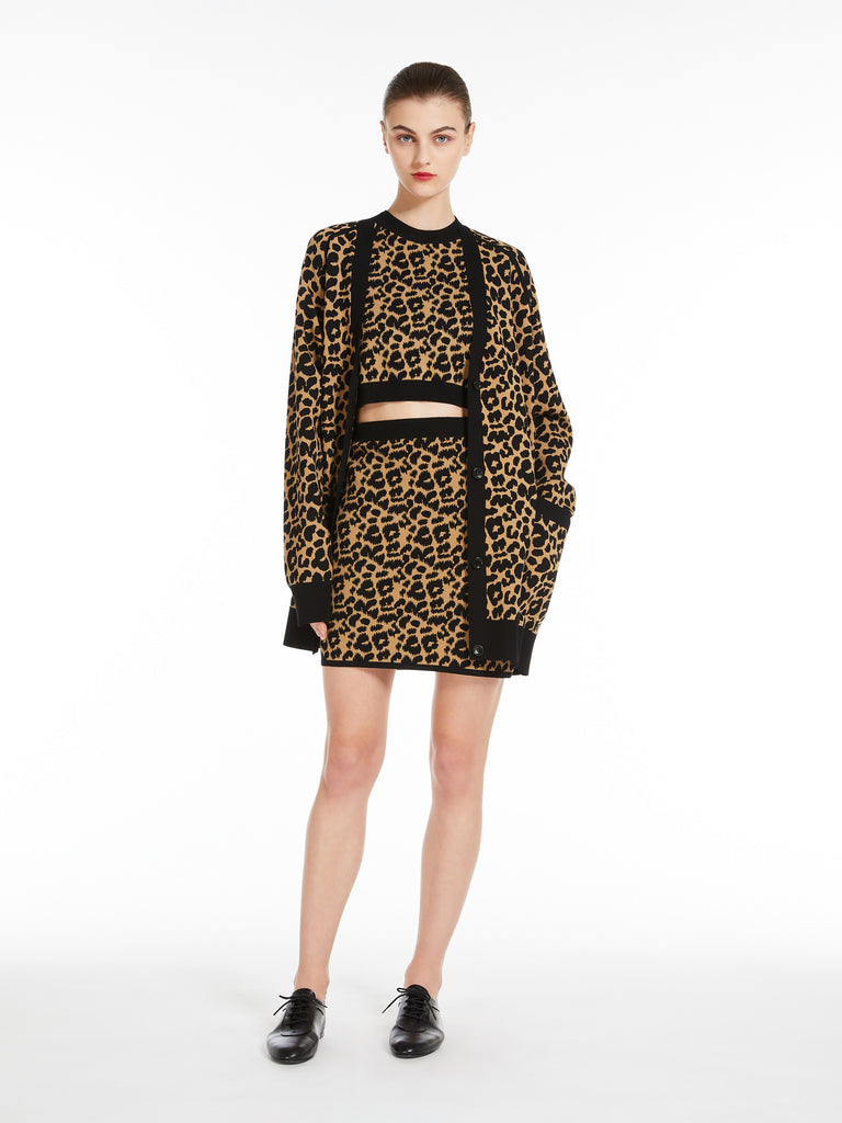 max mara jacquard yarn top