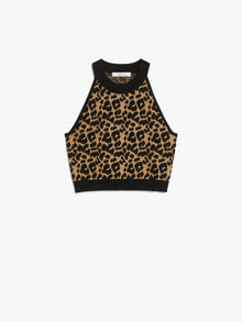 Jacquard Yarn Top for Women - Black - Max Mara UAE