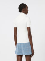 max mara viscose crepe sweater with scarf detail for women