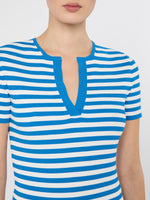 Viscose Crepe Sweater With Scarf Detail for Women - White - Max Mara UAE