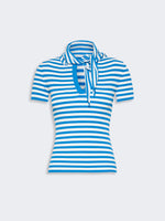 Viscose Crepe Sweater With Scarf Detail for Women - White - Max Mara UAE