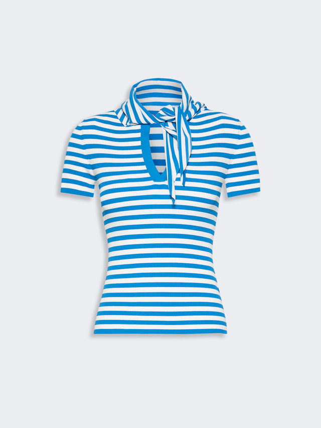 max mara viscose crepe sweater with scarf detail for women