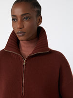 max mara cashmere yarn high-neck sweater for women