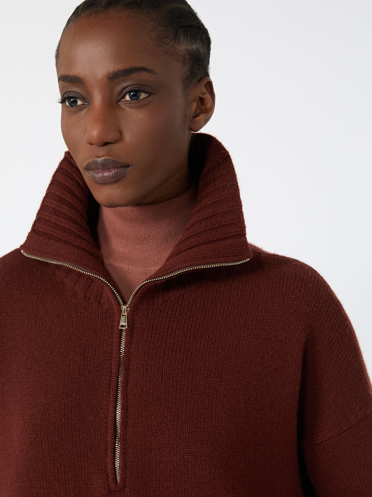 max mara cashmere yarn high-neck sweater