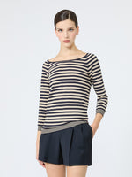 max mara viscose yarn sweater with scarf detail for women
