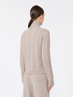max mara cable-knit cashmere yarn sweater for women