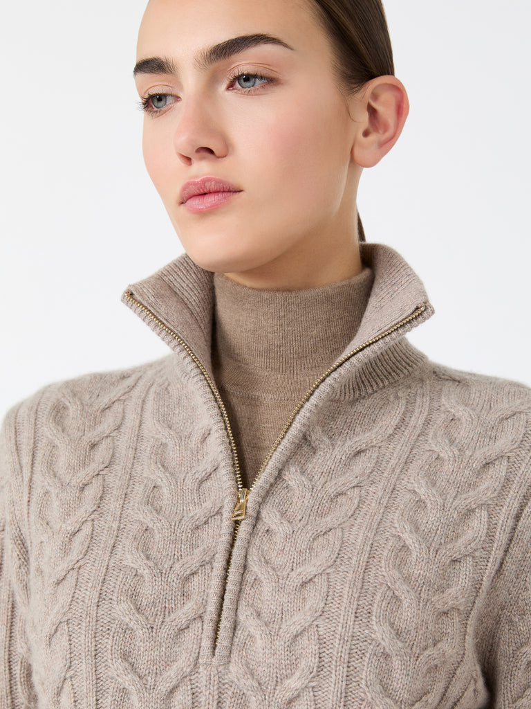 max mara cable-knit cashmere yarn sweater