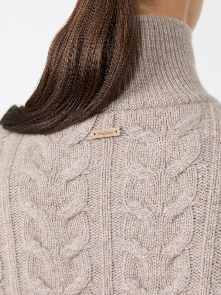 max mara cable-knit cashmere yarn sweater