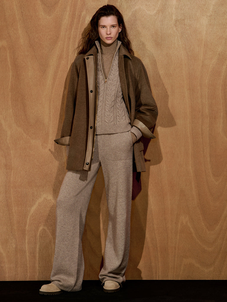 max mara cable-knit cashmere yarn sweater