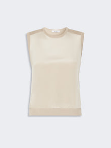 Cashmere And Silk Yarn Sweater for Women - Stone - Max Mara UAE