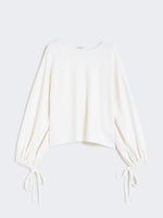 Fine Wool Yarn Sweater for Women - White - Max Mara UAE