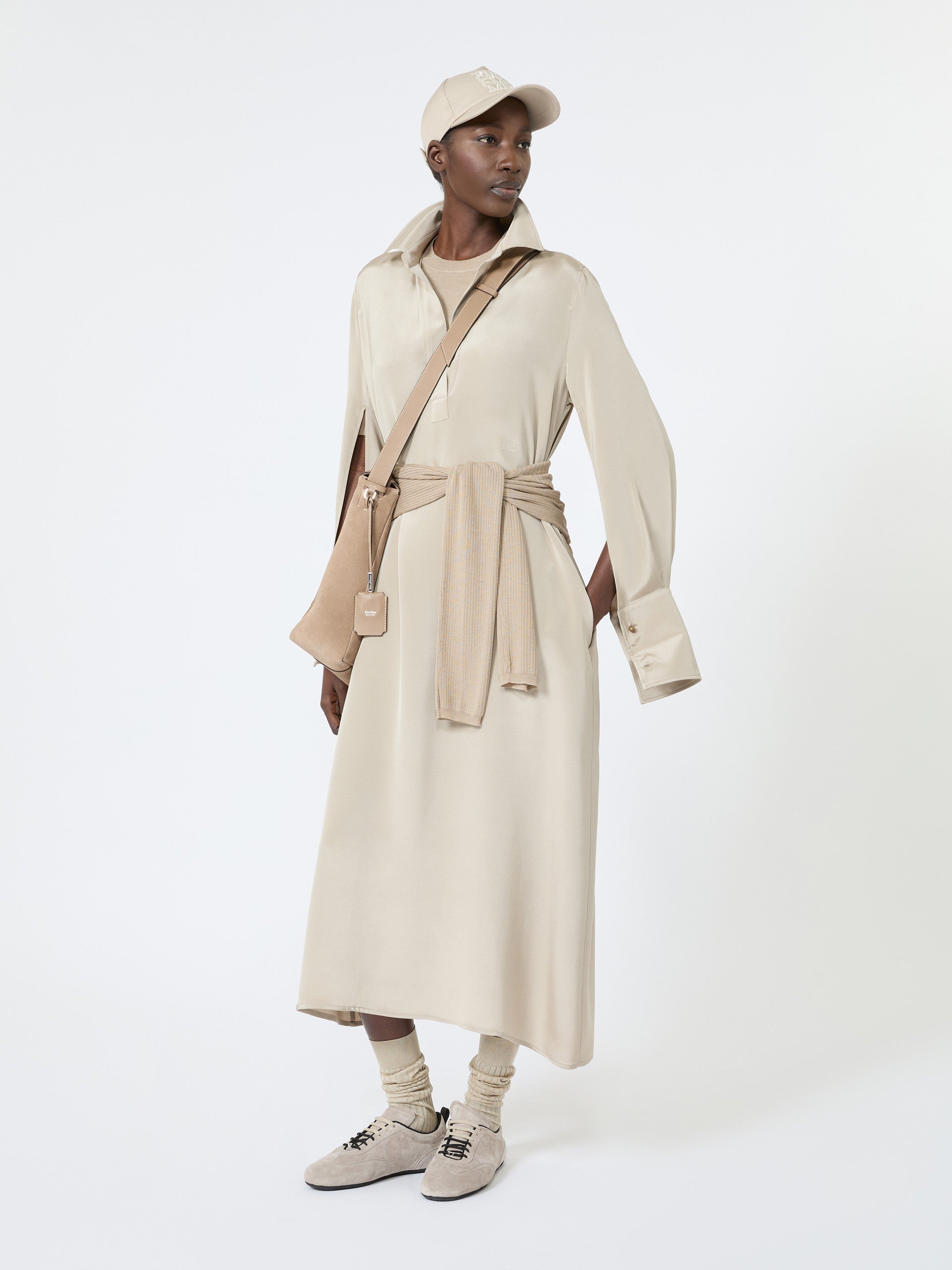 max mara cashmere and silk polo sweater for women