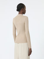 max mara cashmere and silk polo sweater for women