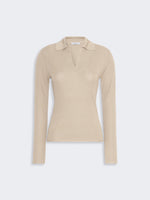 max mara cashmere and silk polo sweater for women