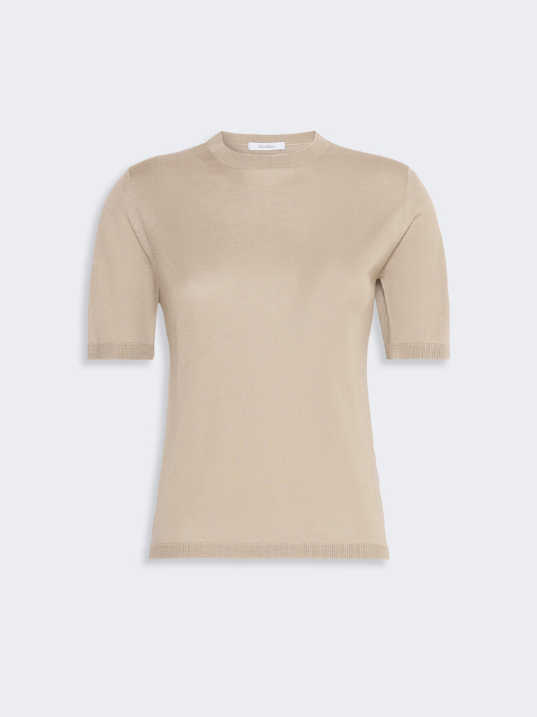 max mara stockinette-stitched cashmere and silk sweater
