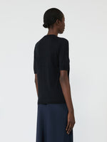 max mara stockinette-stitched cashmere and silk sweater for women