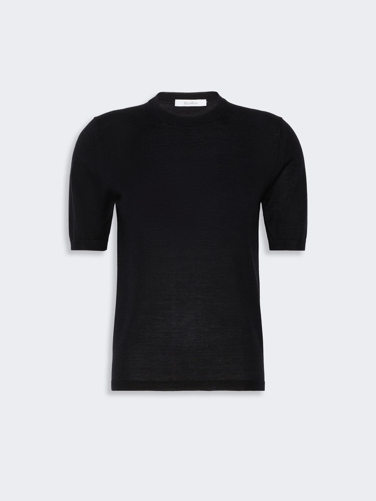 max mara stockinette-stitched cashmere and silk sweater