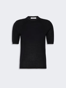 Stockinette-Stitched Cashmere And Silk Sweater for Women - Ultramarine - Max Mara UAE