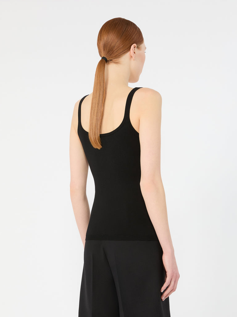 max mara sleeveless wool yarn sweater