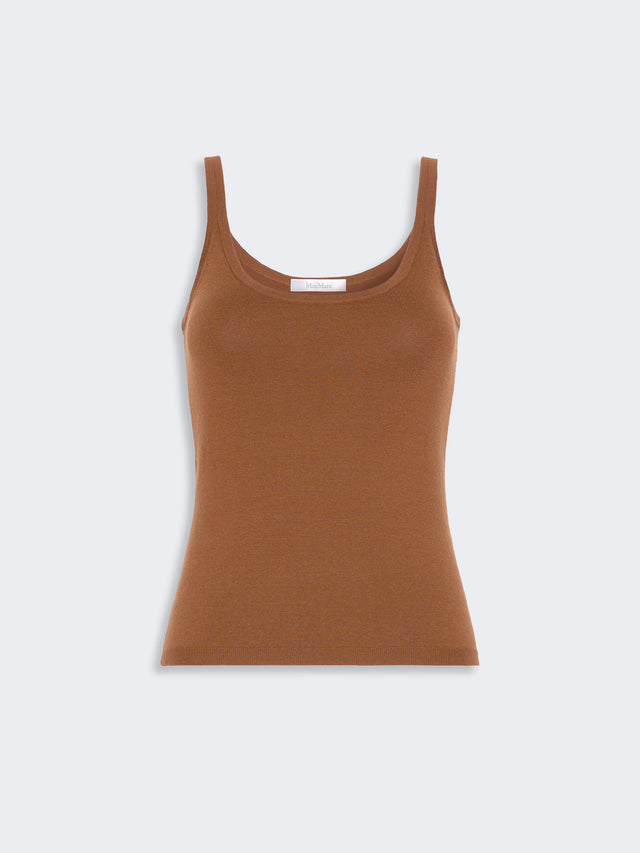 max mara sleeveless wool yarn sweater for women