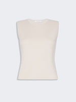 max mara sleeveless wool and cashmere sweater for women