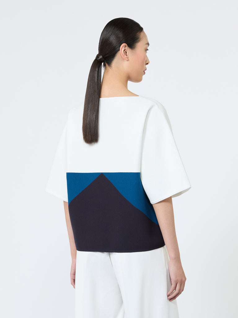 max mara relaxed-fit stretch viscose sweater