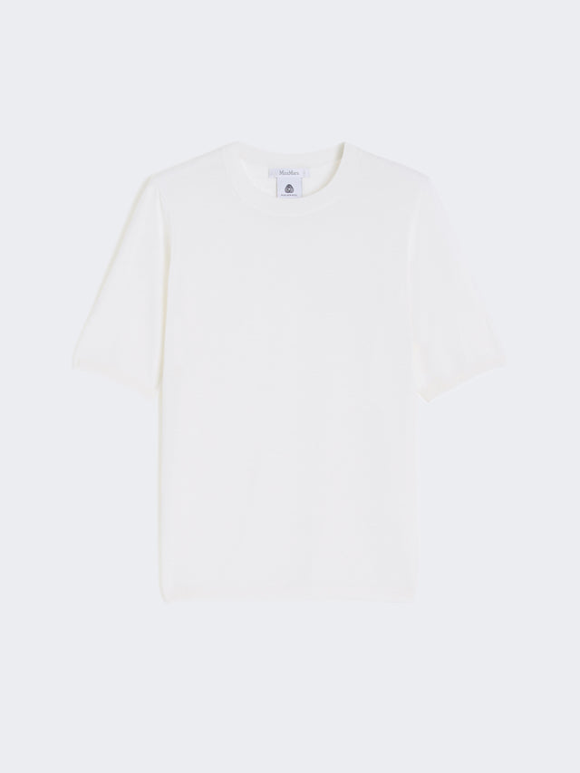 Basic Wool Sweater for Women - White - Max Mara UAE