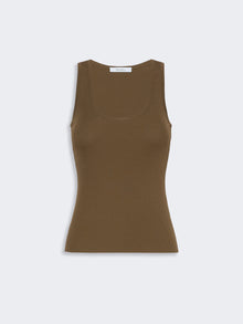 Close-Fitting Viscose Crêpe Jumper for Women - Mud - Max Mara UAE