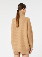 max mara oversized diamond wool and cashmere sweater for women