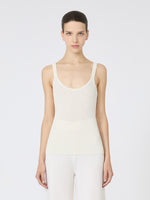 Cotton And Viscose Top for Women - Ivory - Max Mara UAE