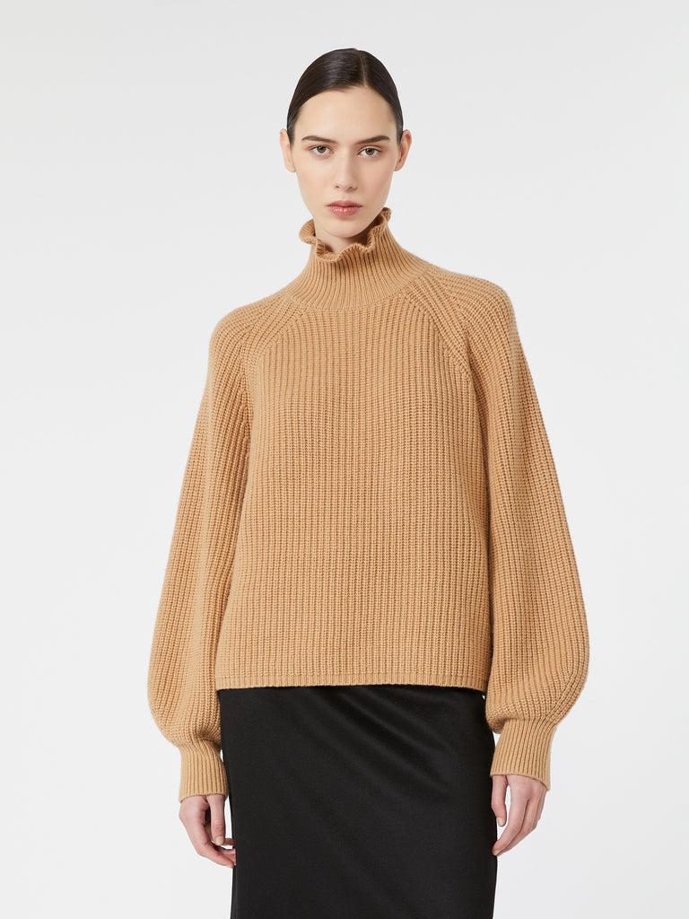 max mara relaxed-cut wool and cashmere sweater