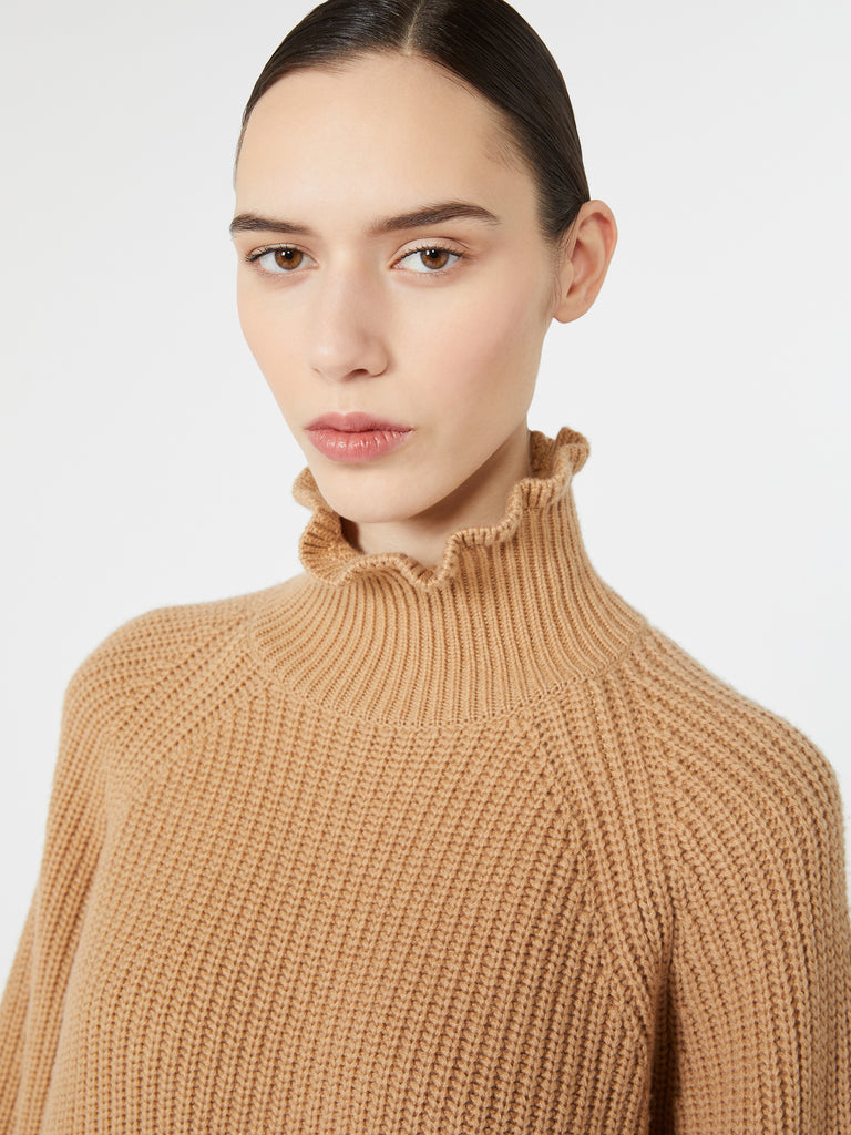 max mara relaxed-cut wool and cashmere sweater