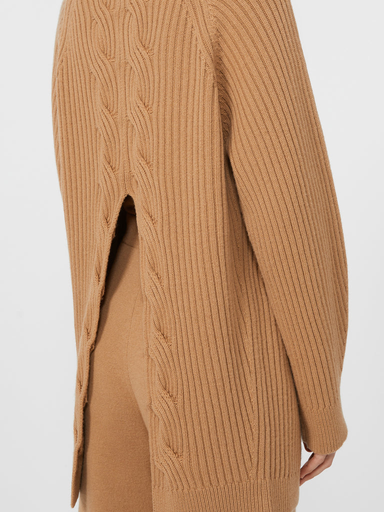 max mara wool and cashmere cable-knit jumper