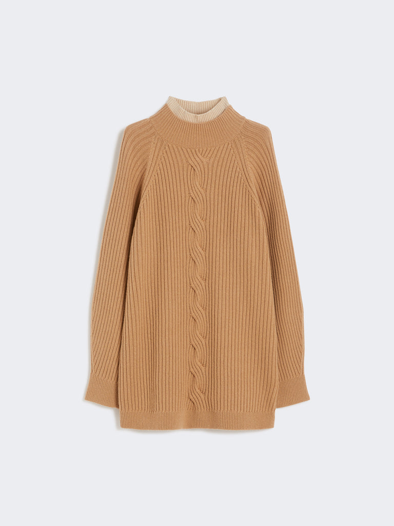 max mara wool and cashmere cable-knit jumper