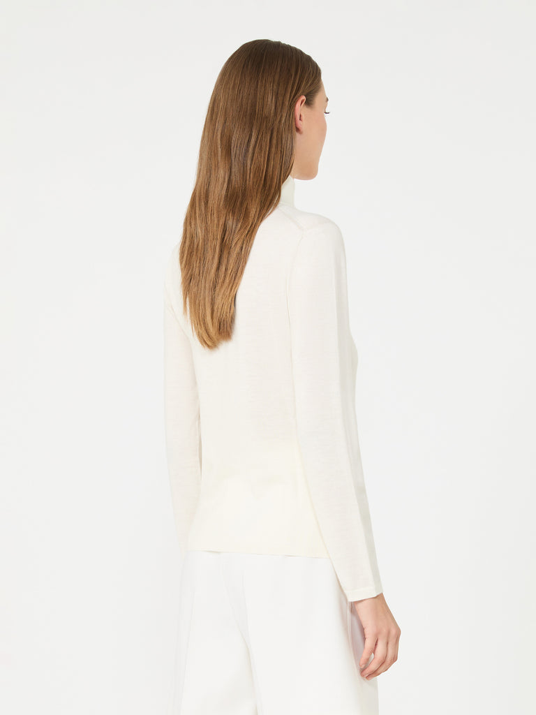 max mara cashmere yarn polo-neck sweater
