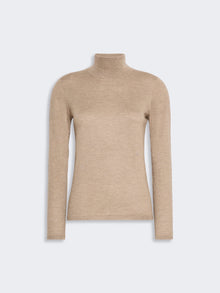 max mara cashmere yarn polo-neck sweater for women
