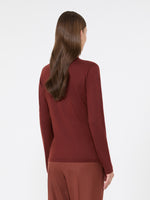 max mara cashmere yarn polo-neck sweater for women