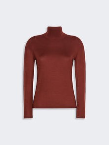 max mara cashmere yarn polo-neck sweater for women