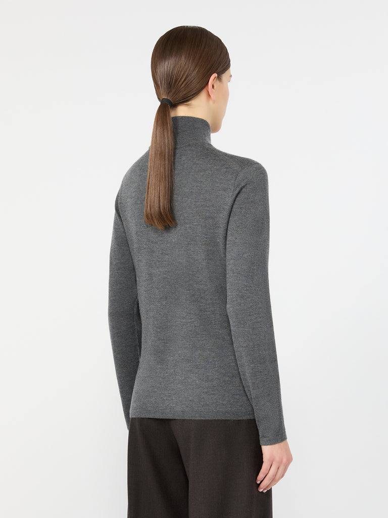 max mara cashmere yarn polo-neck sweater